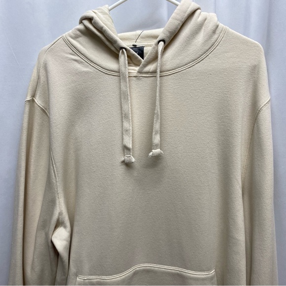 Member's Mark men's xl fleece hoodie cream classic fit new with tags - Picture 3 of 8
